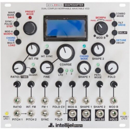 Intellijel Shapeshifter Eurorack Wavetable VCO Module