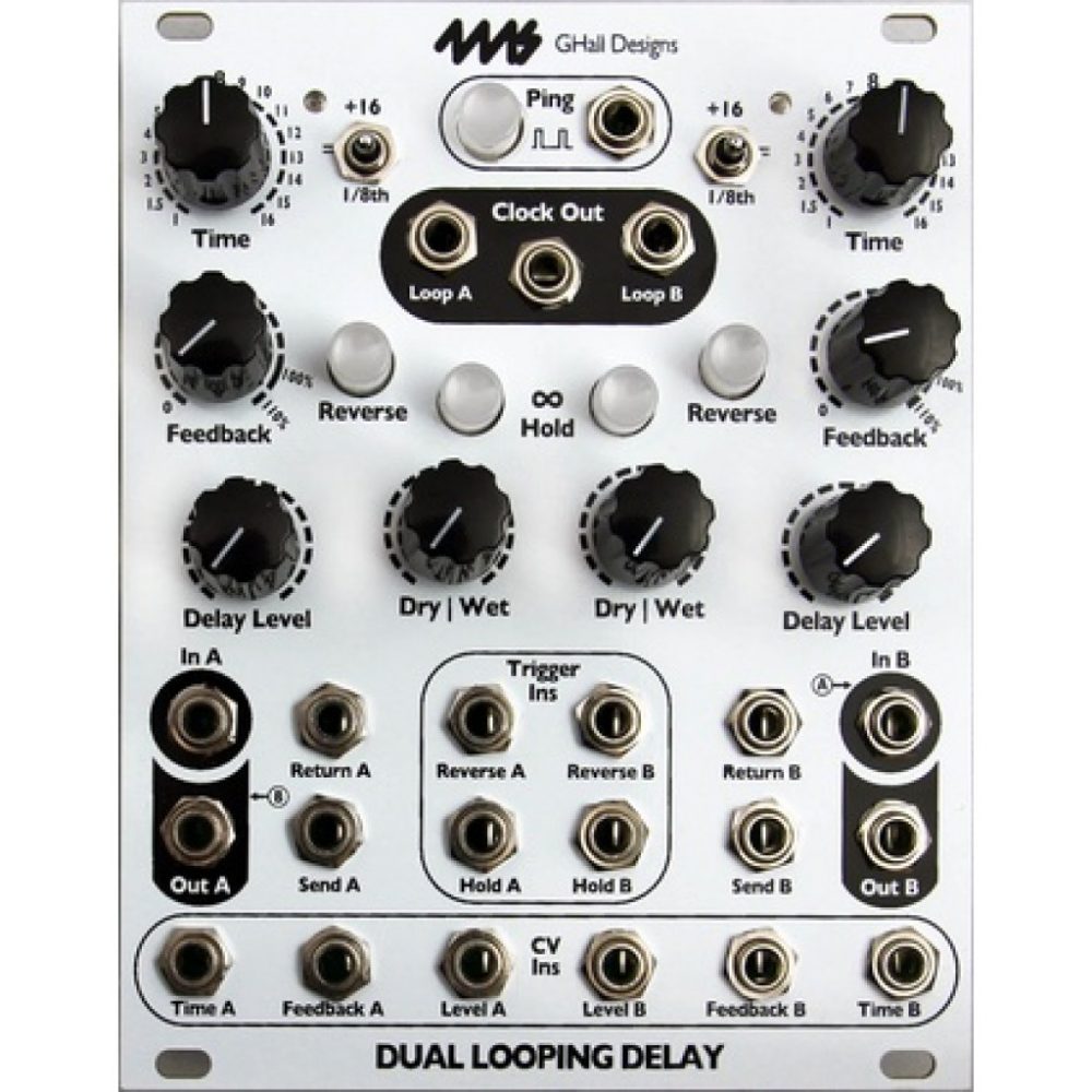 4ms Dual Looping Delay Eurorack Module White (DLD)