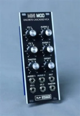 AJH Synths MiniMod VCA Eurorack Module (Vintage Black)