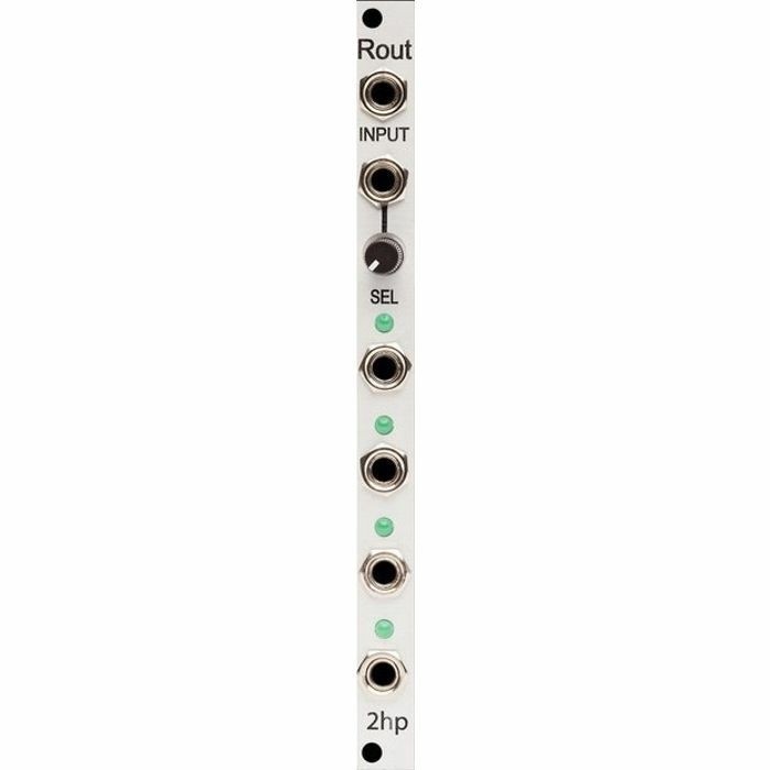 2hp Rout Eurorack Switch Module (Silver)