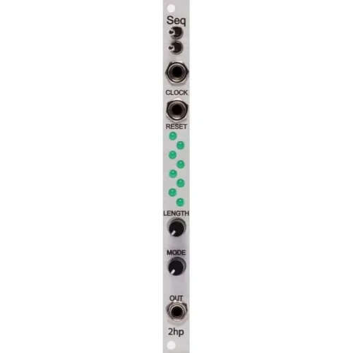 2hp Seq Eurorack Sequencer Module (Silver)