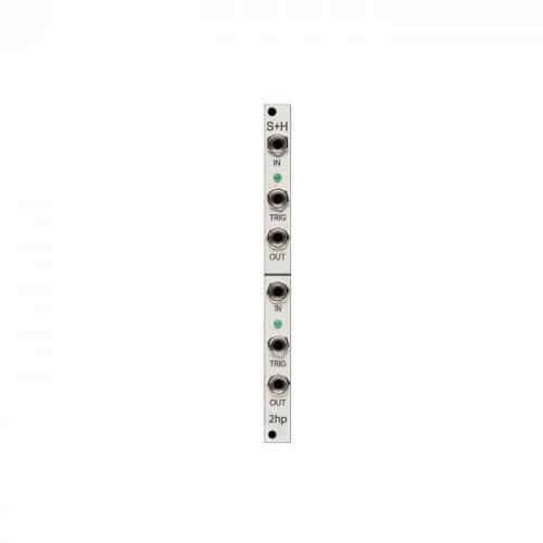 2hp S+H Eurorack Sample & Hold Module (Silver)