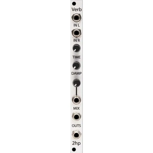 2hp Verb Eurorack Reverb Module (Silver)