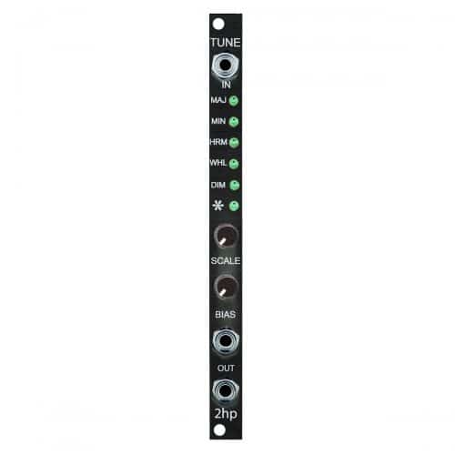 2hp Tune Eurorack Quantizer Module (Black)