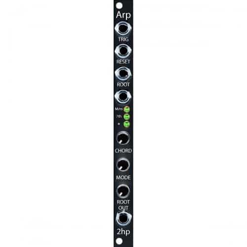 2hp Arp Eurorack Arpeggiator Module (Black)