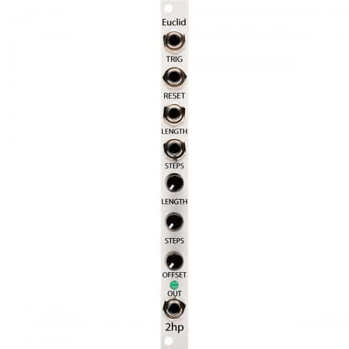 2hp Euclid Eurorack Gate Sequencer Module (Silver)