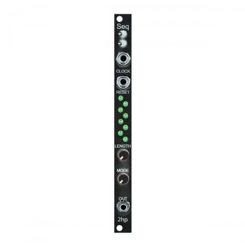 2hp Seq Eurorack Sequencer Module (Black)