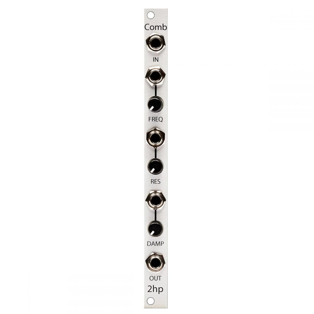 2hp Comb Eurorack Filter Module (Silver)