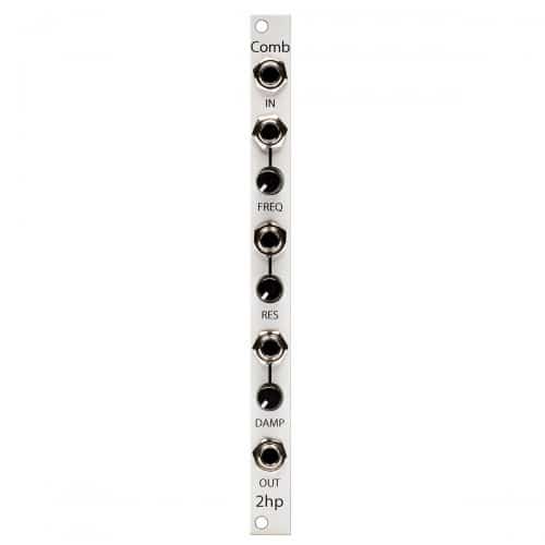 2hp Comb Eurorack Filter Module (Silver)