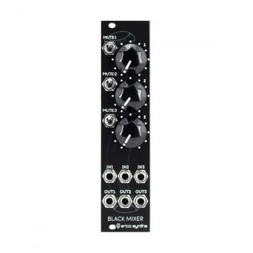 Erica Synths Black Mute Mixer Eurorack Module