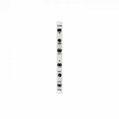 2HP Trim Eurorack Attenuator Module (Silver)