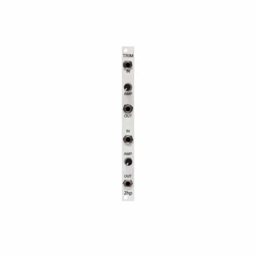 2HP Trim Eurorack Attenuator Module (Silver)