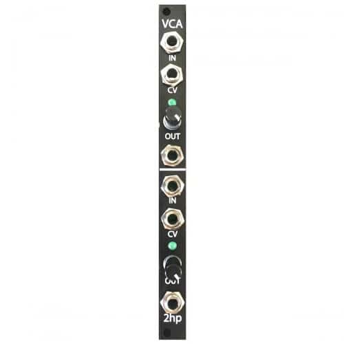 2hp VCA Eurorack Module (Black)