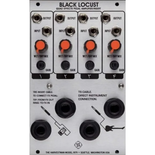 Industrial Music Electronics Black Locust Eurorack Guitar FX Module