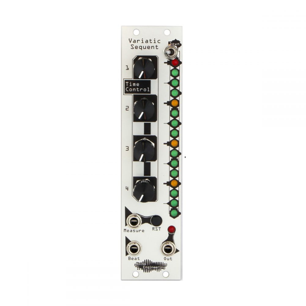 Noise Engineering Variatic Sequent Eurorack Gate Sequencer Module (Silver)