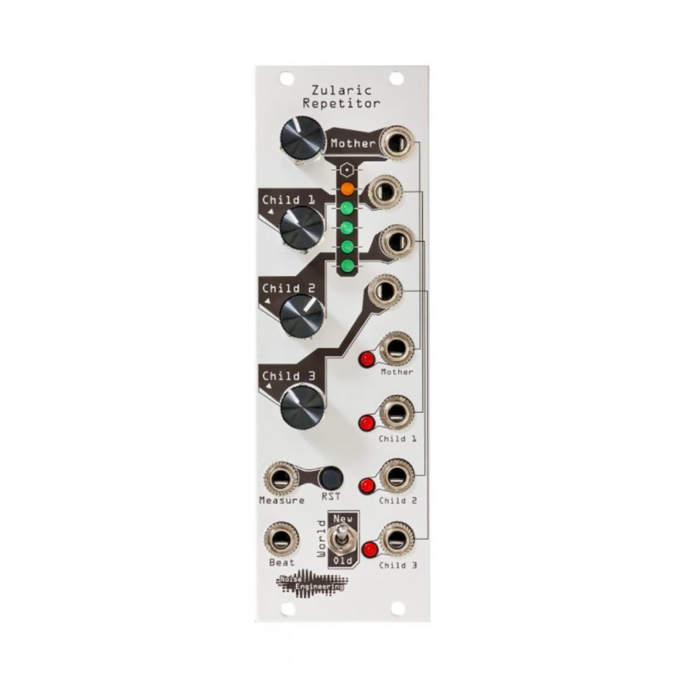 Noise Engineering Zularic Repetitor Eurorack Gate Sequencer Module (Silver)