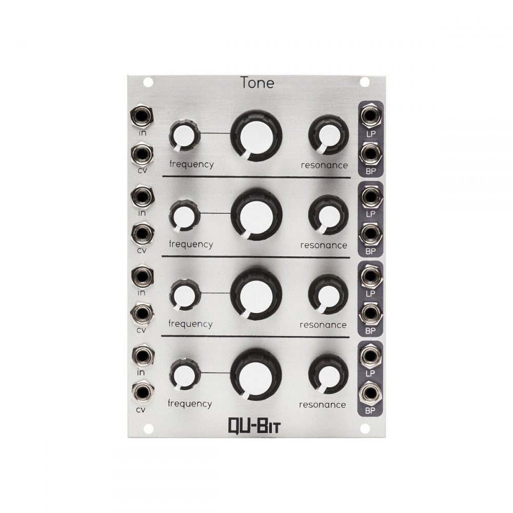 Qu-Bit Electronix Tone Eurorack Quad Filter Module (Silver)
