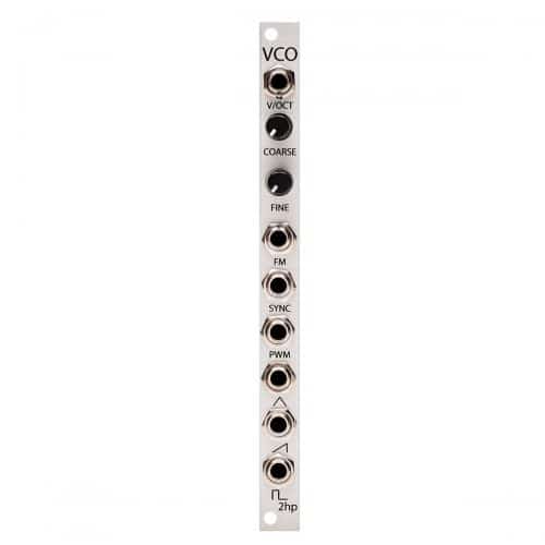 2hp VCO Eurorack Oscillator Module (Silver)