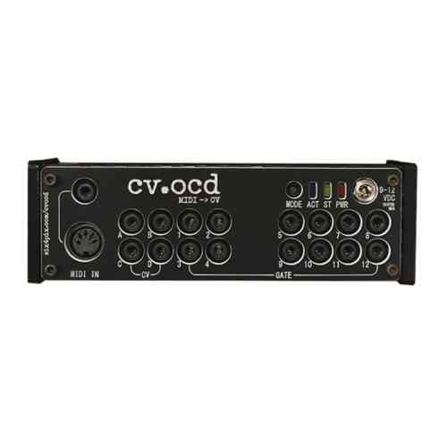 Sixty Four Pixels CV.OCD Midi to CV Converter Box (Black) + PSU