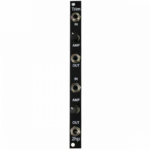 2HP Trim Eurorack Attenuator Module (Black)