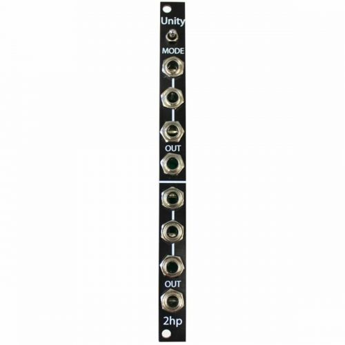 2hp Unity Eurorack Mixer Module (Black)