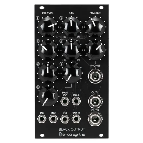 Erica Synths Black Audio Output V2 Eurorack Module