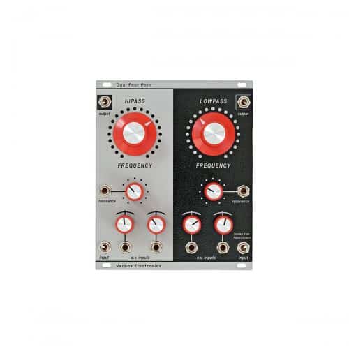 Verbos Electronics Dual Four Pole Eurorack Filter Module