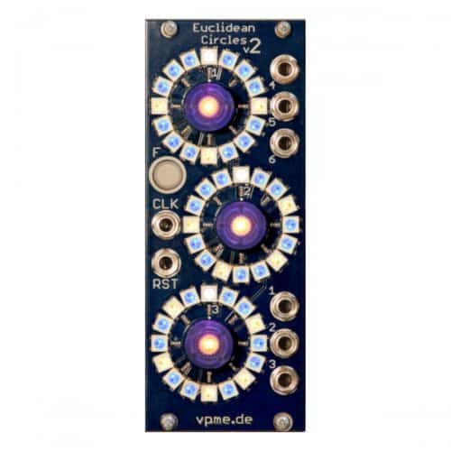 vpme.de Euclidean Circles v2 Eurorack Sequencer Module