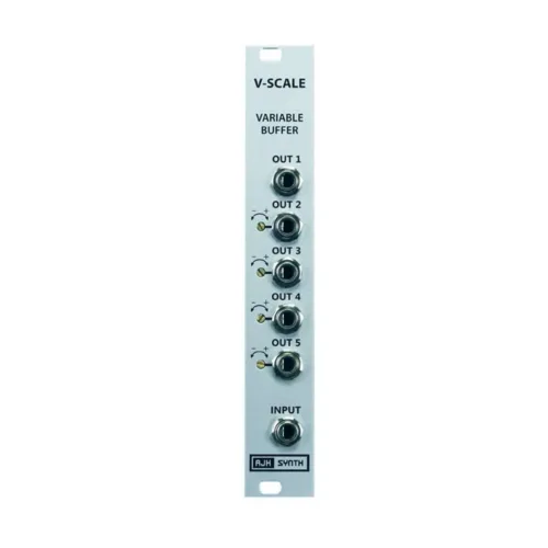 AJH Synths MiniMod V-Scale Eurorack Active Mult Module (Silver)