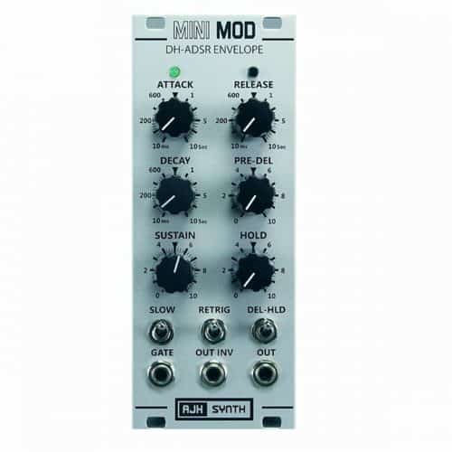 AJH Synths MiniMod DH-ADSR Envelope Generator Eurorack Module (Silver)