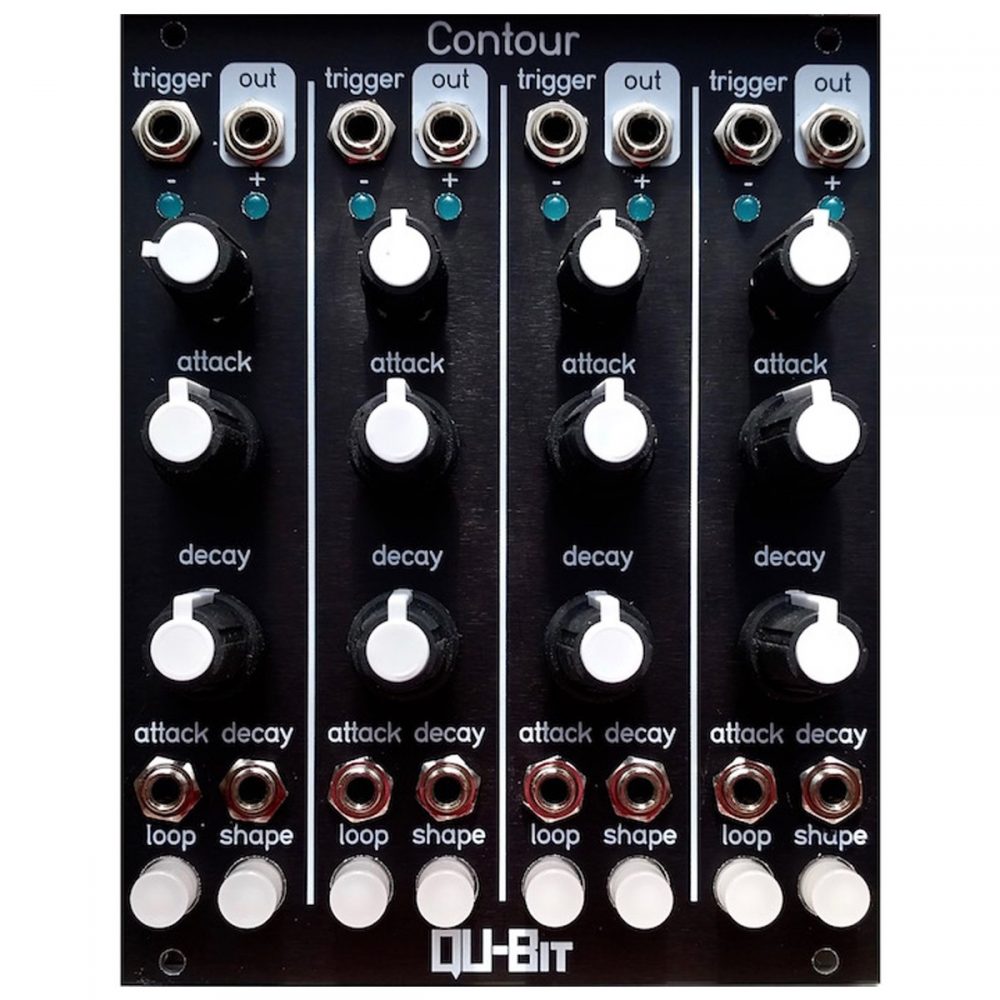 Qu-Bit Electronix Contour Eurorack Envelope Module (Black)