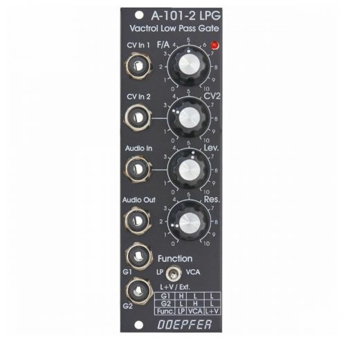 Doepfer A-101-2V Eurorack Low Pass Gate Module (Black)