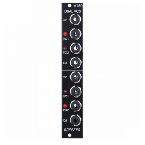Doepfer A-150-V Dual Voltage Controlled Switch Eurorack Module (Black)