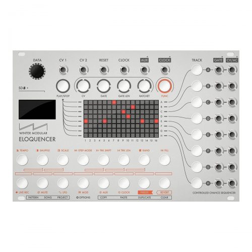 Winter Modular Eloquencer Eurorack Sequencer Module (Silver)