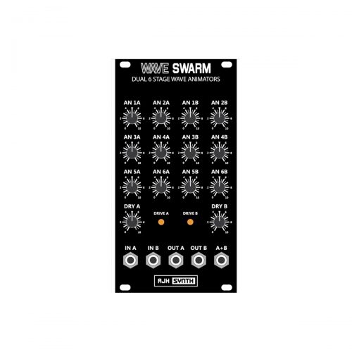 AJH Synths WaveSwarm Eurorack Waveform Animator Module (Vintage Black)