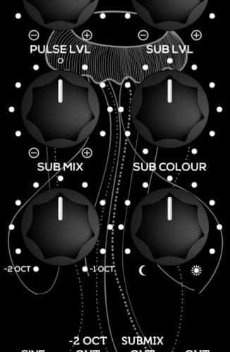 Erica Synths Black VCO Expander Eurorack Module (Black VCO MKII)