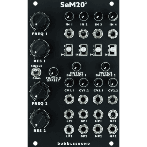Bubblesound Dual SeM20 Eurorack Filter Module