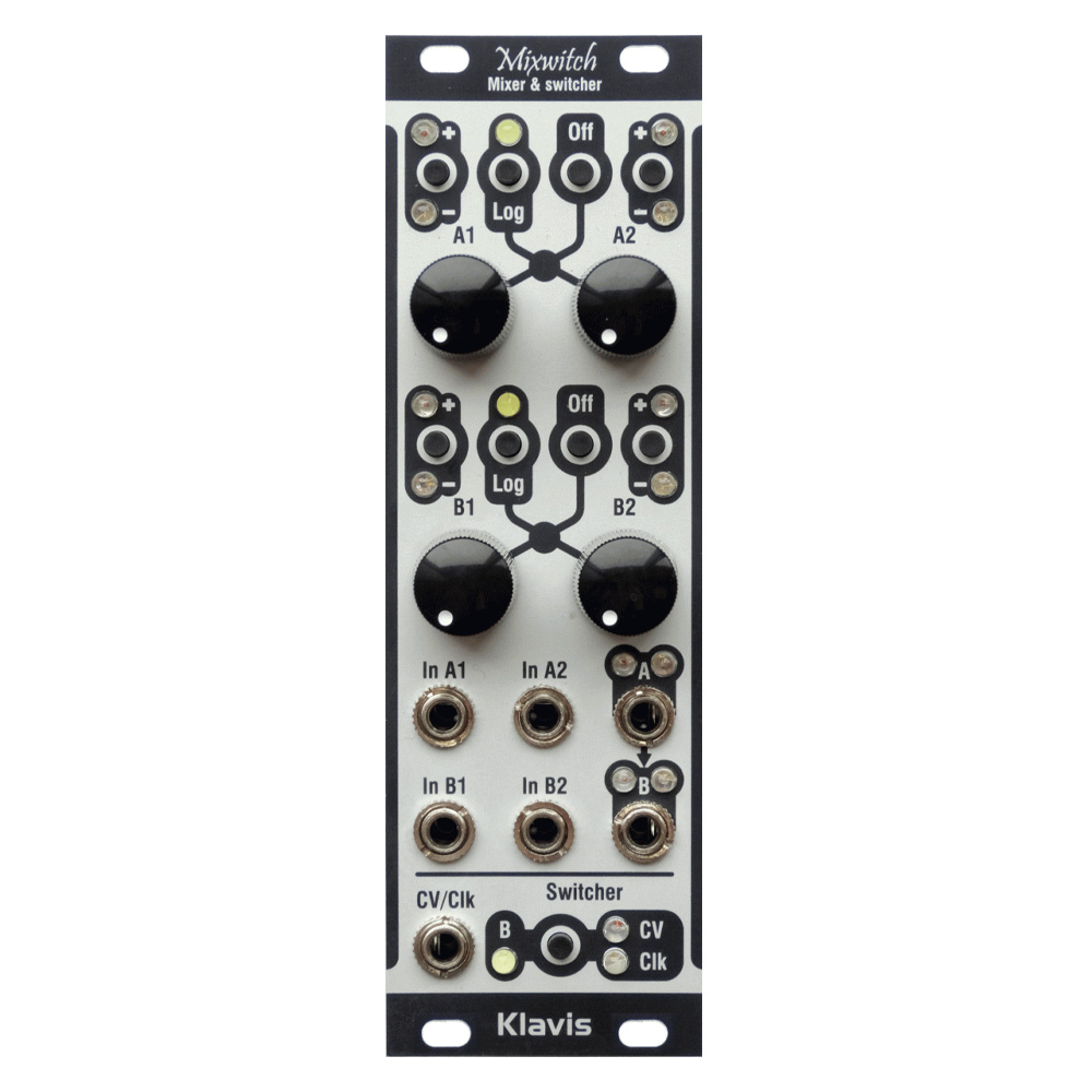 Klavis Mixwitch Eurorack Mixer & Switcher Module (Silver)