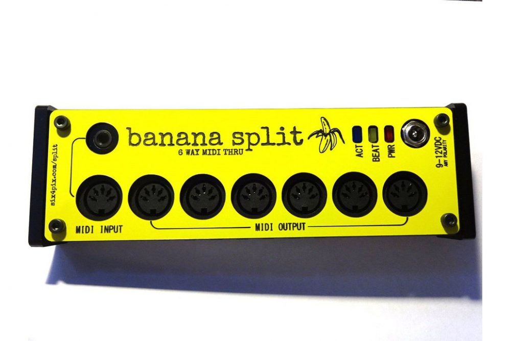 Sixty Four Pixels Banana Split MIDI Splitter Box + PSU