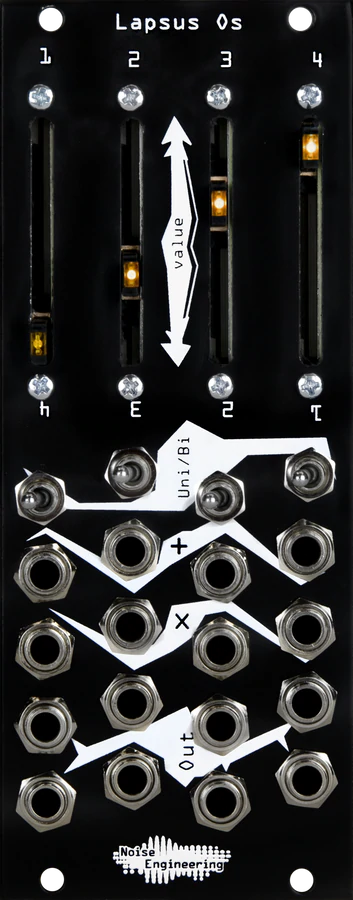 Noise Engineering Lapsus Os Eurorack Attenuverter Module (Black)