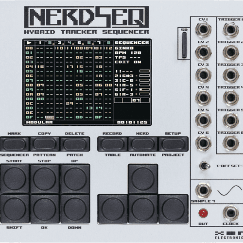XOR Electronics NerdSEQ Eurorack Tracker Sequencer Module (Grey)