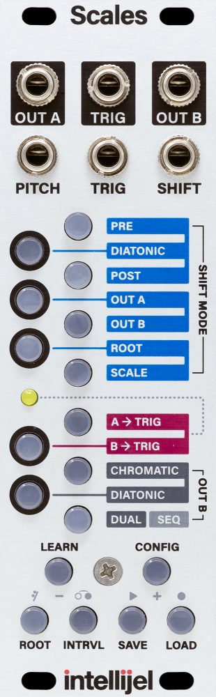 Intellijel Scales Eurorack Dual-channel Quantiser and Sequencer Module