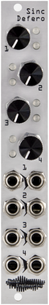 Noise Engineering Sinc Defero Eurorack Attenuator Module (Silver)