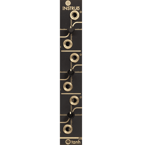 Instruo Tanh[3] Channel Waveshaper Module