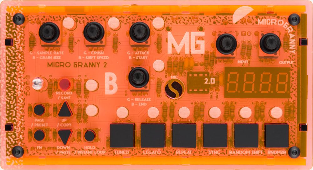 Bastl Instruments MicroGranny 2 Granular Sampler (Orange)