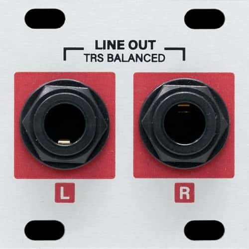 Intellijel Stereo Out Jacks 1U Eurorack Module