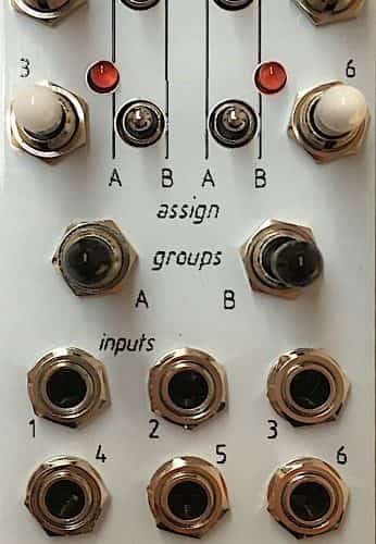 Future Sound Systems x Mute Records Stumm Eurorack Grouped Mutes Module