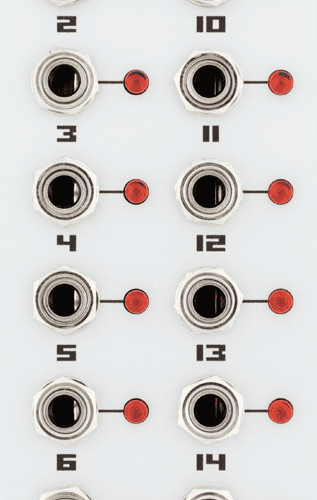 XOR Electronics NerdSEQ More Triggers 16 Eurorack Expander Module (Grey)