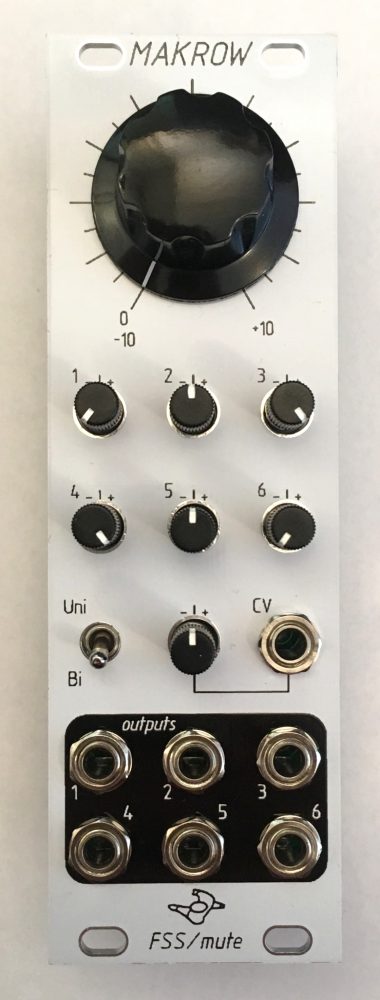 Future Sound Systems x Mute Records Makrow Eurorack Controller Module