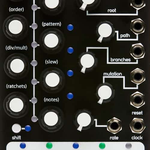 Qu-Bit Electronix Bloom Eurorack Fractal Sequencer Module (Black)